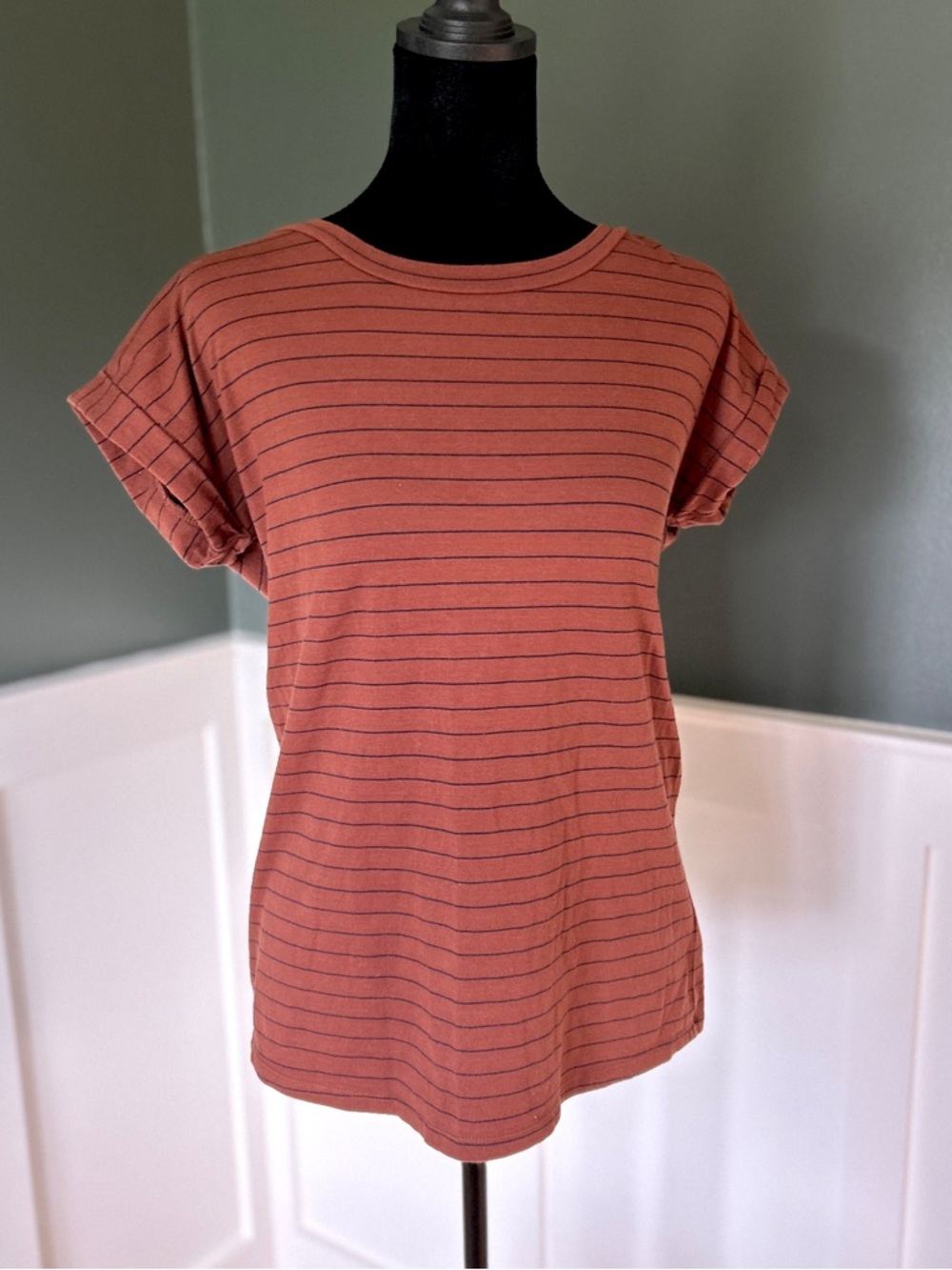 THML Cap Sleeve Crew Neck Tee